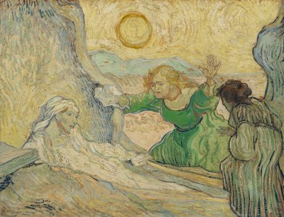La resurrección de Lázaro de Vincent van Gogh